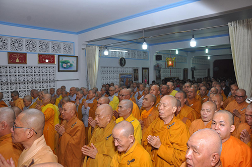 Lễ khánh tuế  Đức Thầy Tông Trưởng Môn Phong Liên Tông Tịnh Độ Non Bồng nhân dịp đầu xuân kỷ Hợi 2019